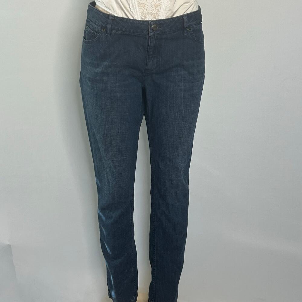 J.Jill Easy Fit Weekender Jeans Women’s 10 Petite Dark Wash Straight Leg
